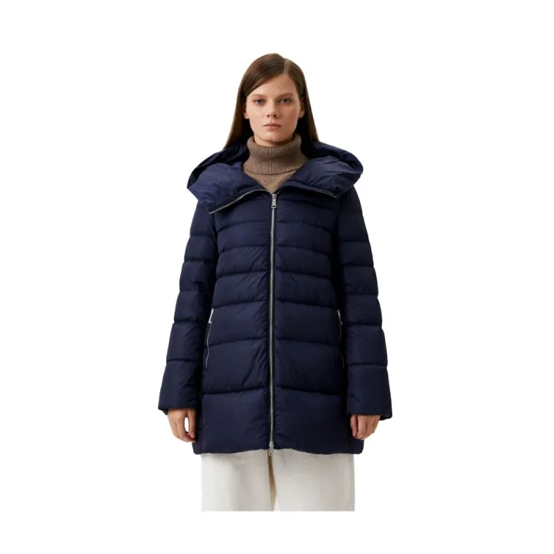 Blue Nylon Women Jacket sold by Lord & Taylor