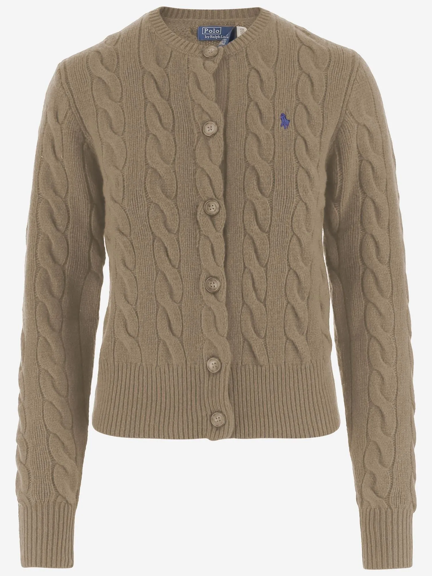 Wool and Cashmere Cardigan with Logo sold by Lord & Taylor