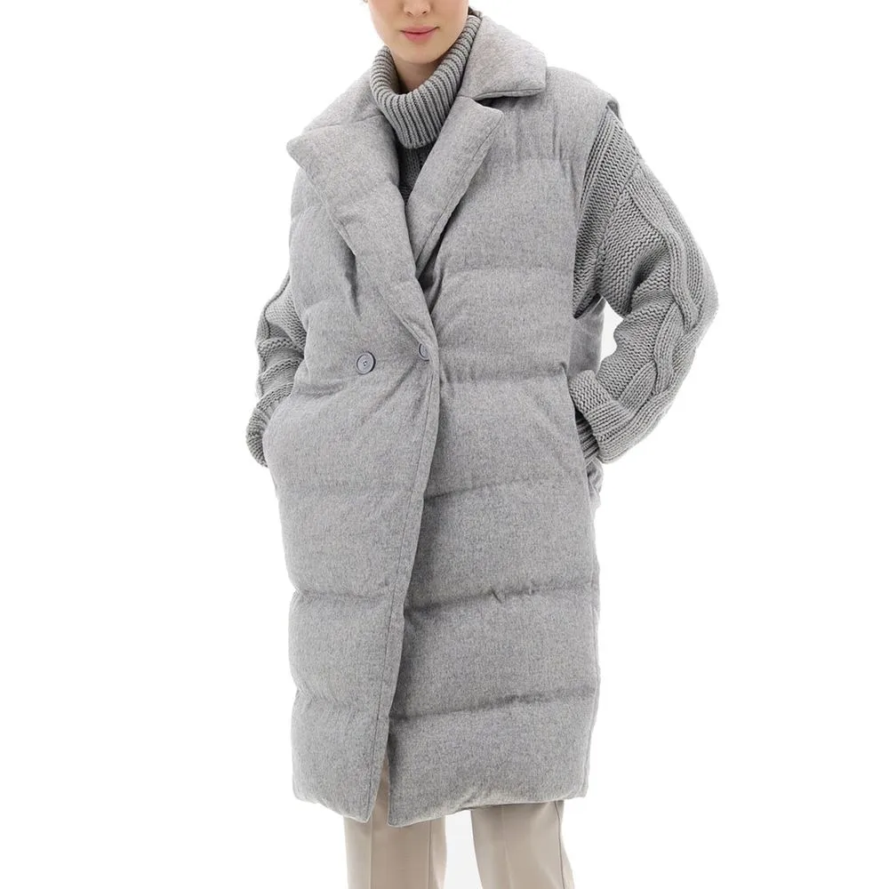 Padded Long Gilet Coat sold by Lord & Taylor product image thumbnail 2