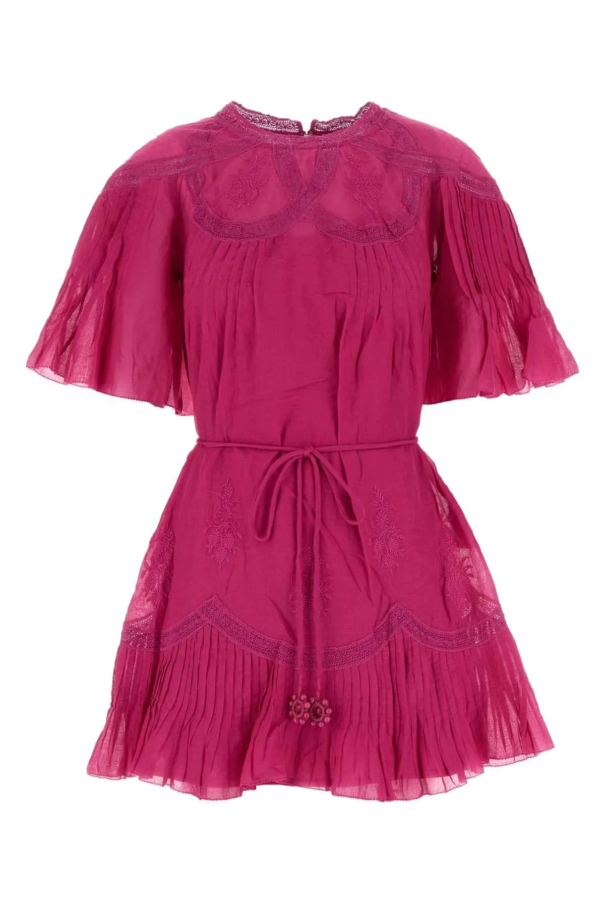 FUCHSIA COTTON MINI DRESS sold by Lord & Taylor