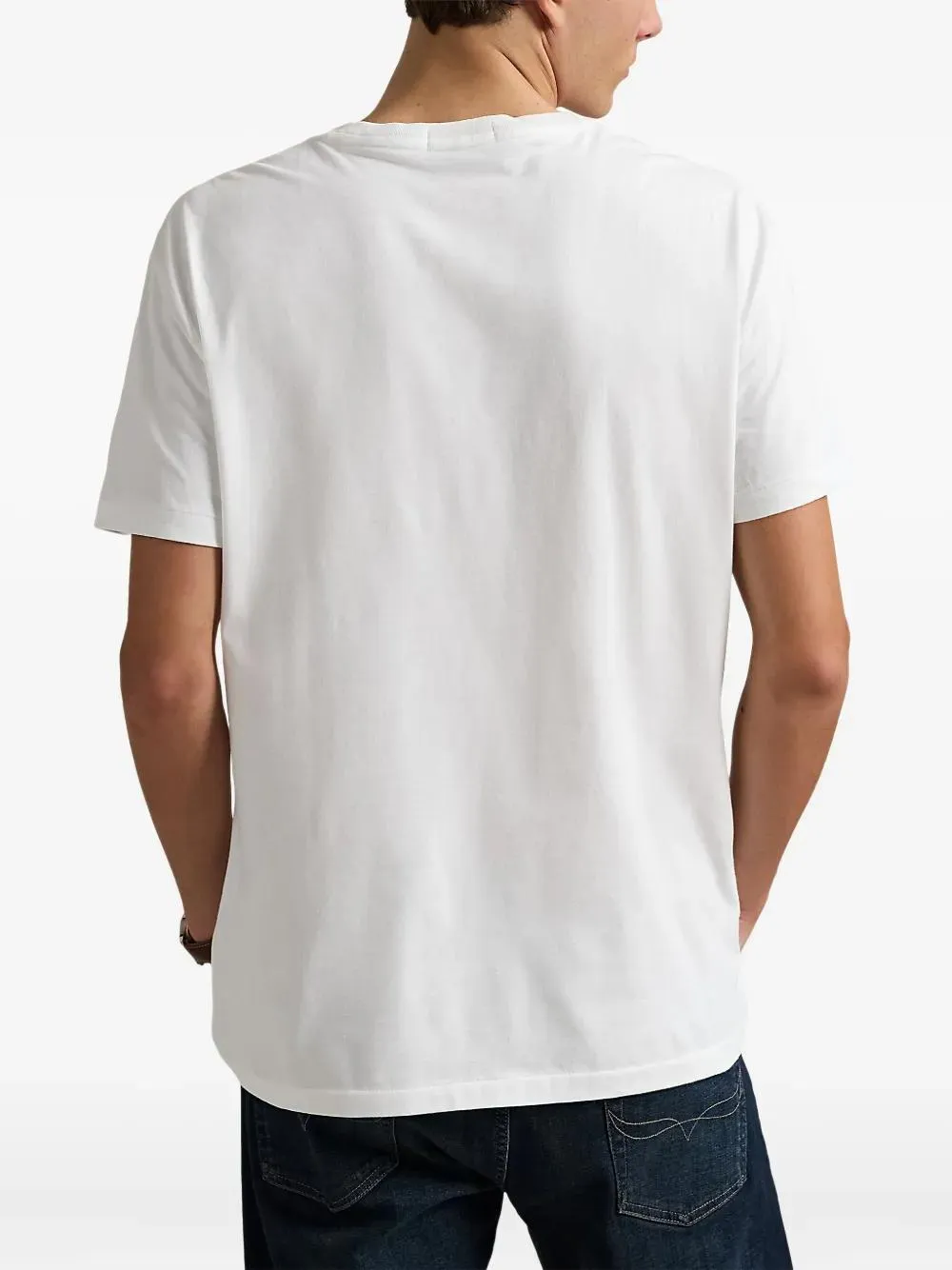 WHITE COTTON T-SHIRT sold by Lord & Taylor product image thumbnail 3