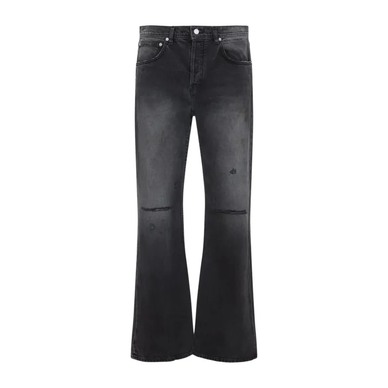 FLARED DENIM COTTON JEANS sold by Lord & Taylor