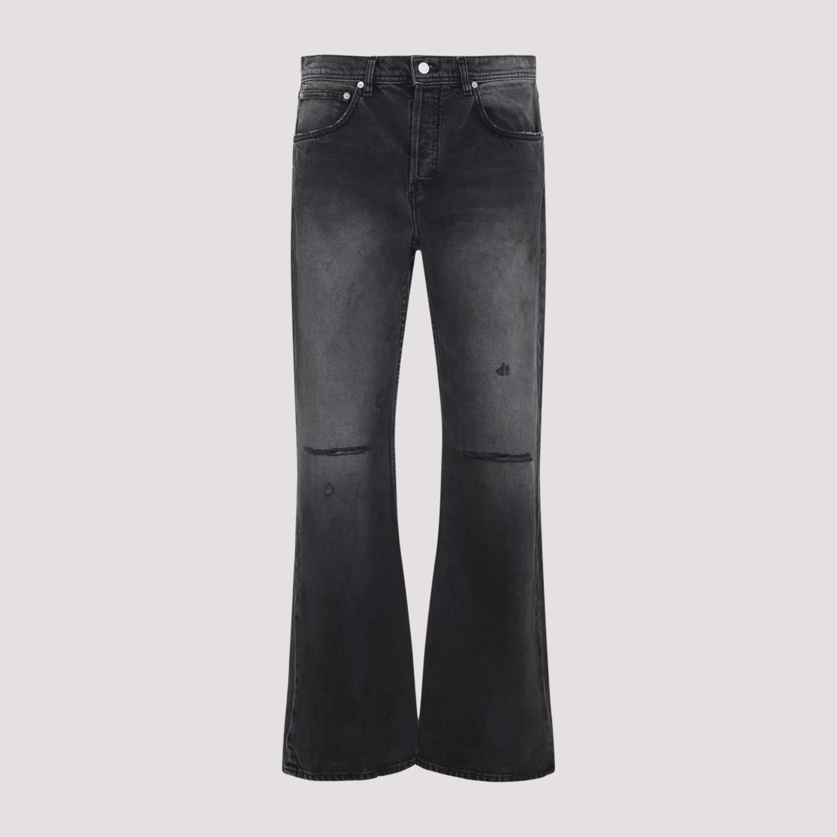 FLARED DENIM COTTON JEANS sold by Lord & Taylor product image thumbnail 2