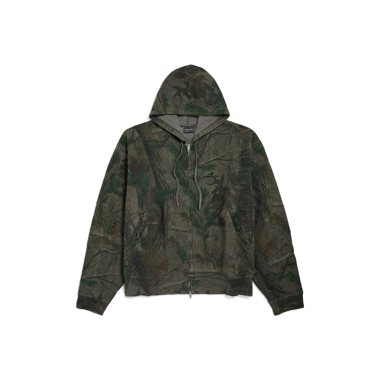 DIAMOND B OVERSIZED ZIP HOODIE sold by Lord & Taylor