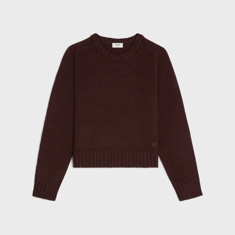 SEAMLESS CASHMERE CREWNECK SWEATER made by Celine