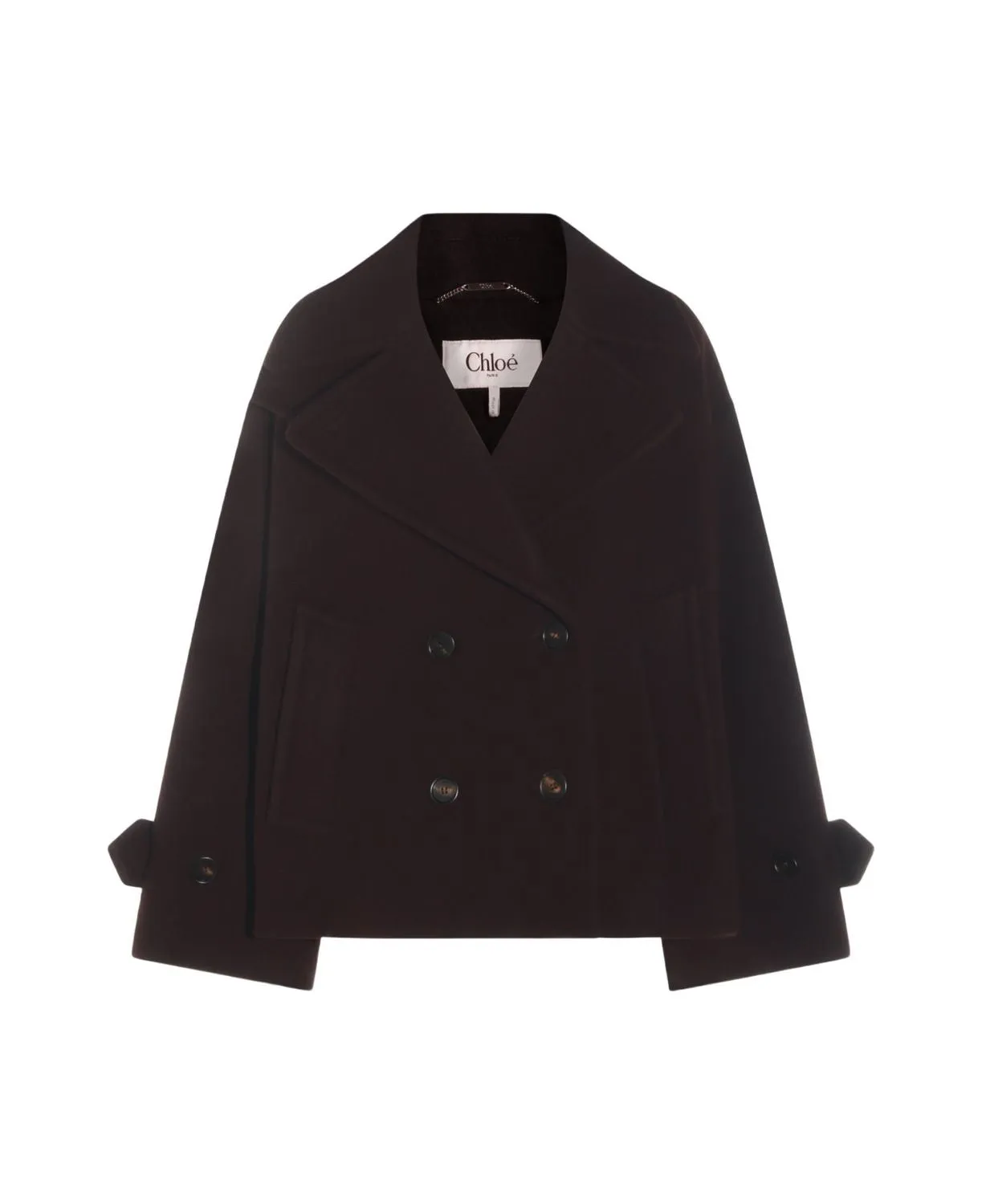 DEEP PURPLE WOOL COAT sold by Lord & Taylor