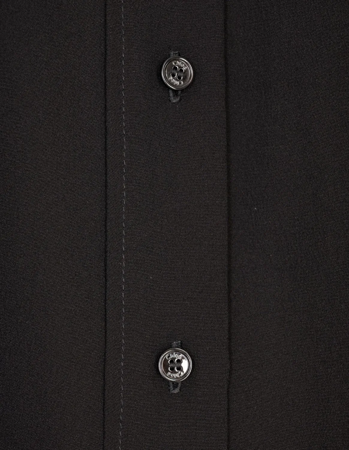 BLACK SILK CREPE DE CHINE MAXI BLOUSE sold by Lord & Taylor product image thumbnail 3