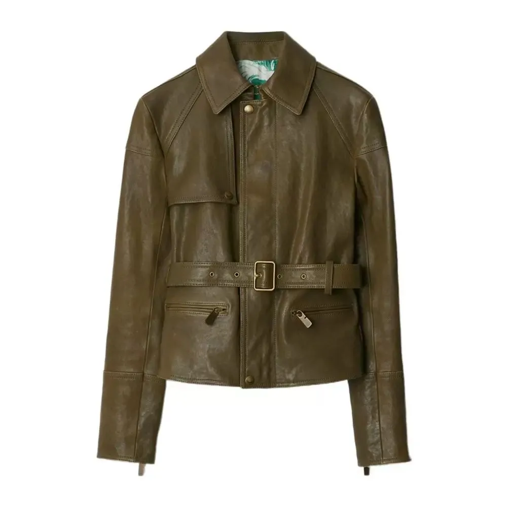 BELTED LEATHER JACKET sold by Lord & Taylor
