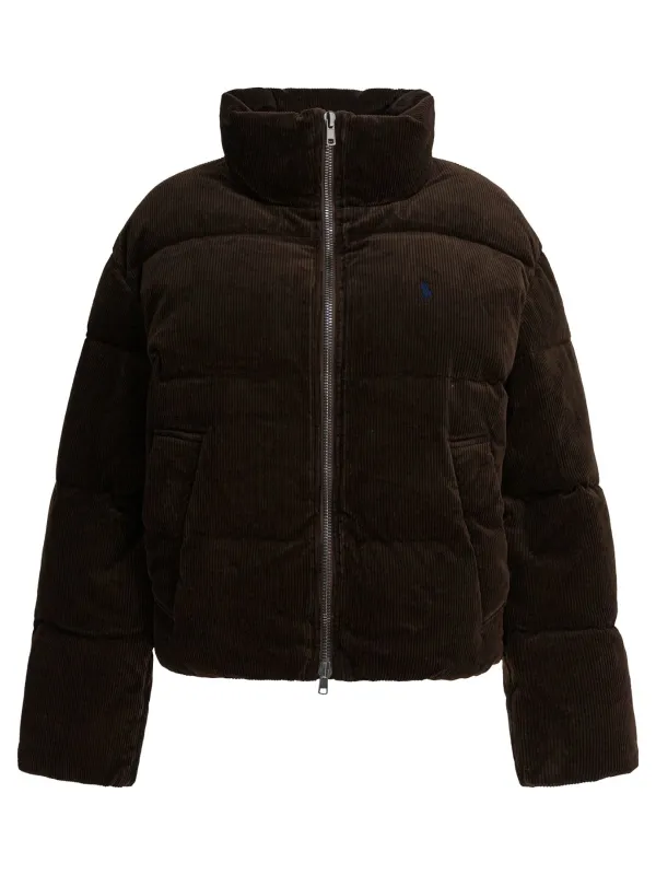 BROWN COTTON BLEND JACKET sold by Lord & Taylor