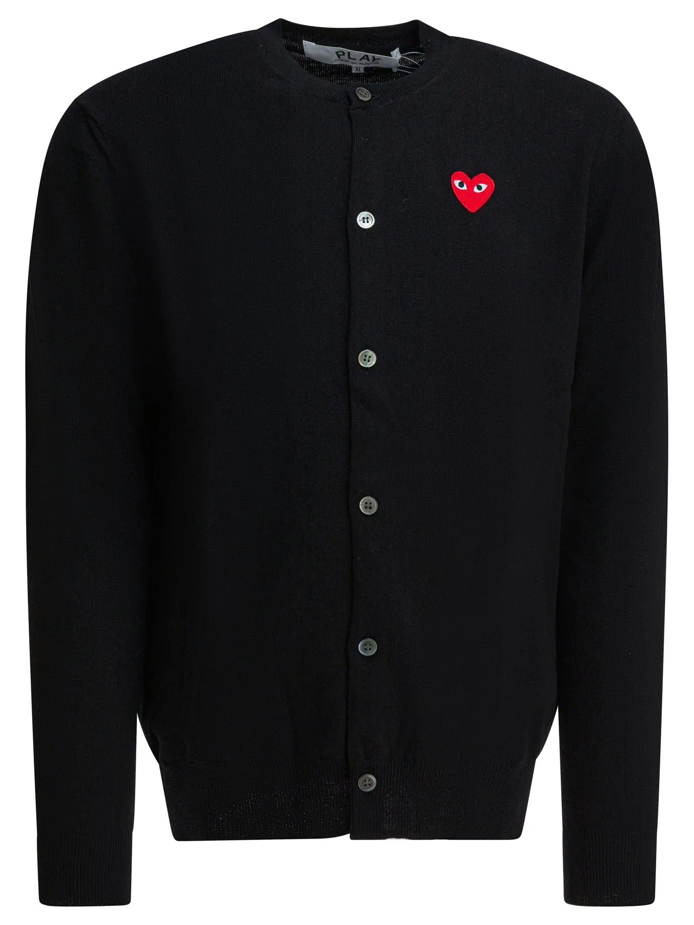 WOOL CARIDGAN WITH EMBROIDERED LOGO sold by Lord & Taylor