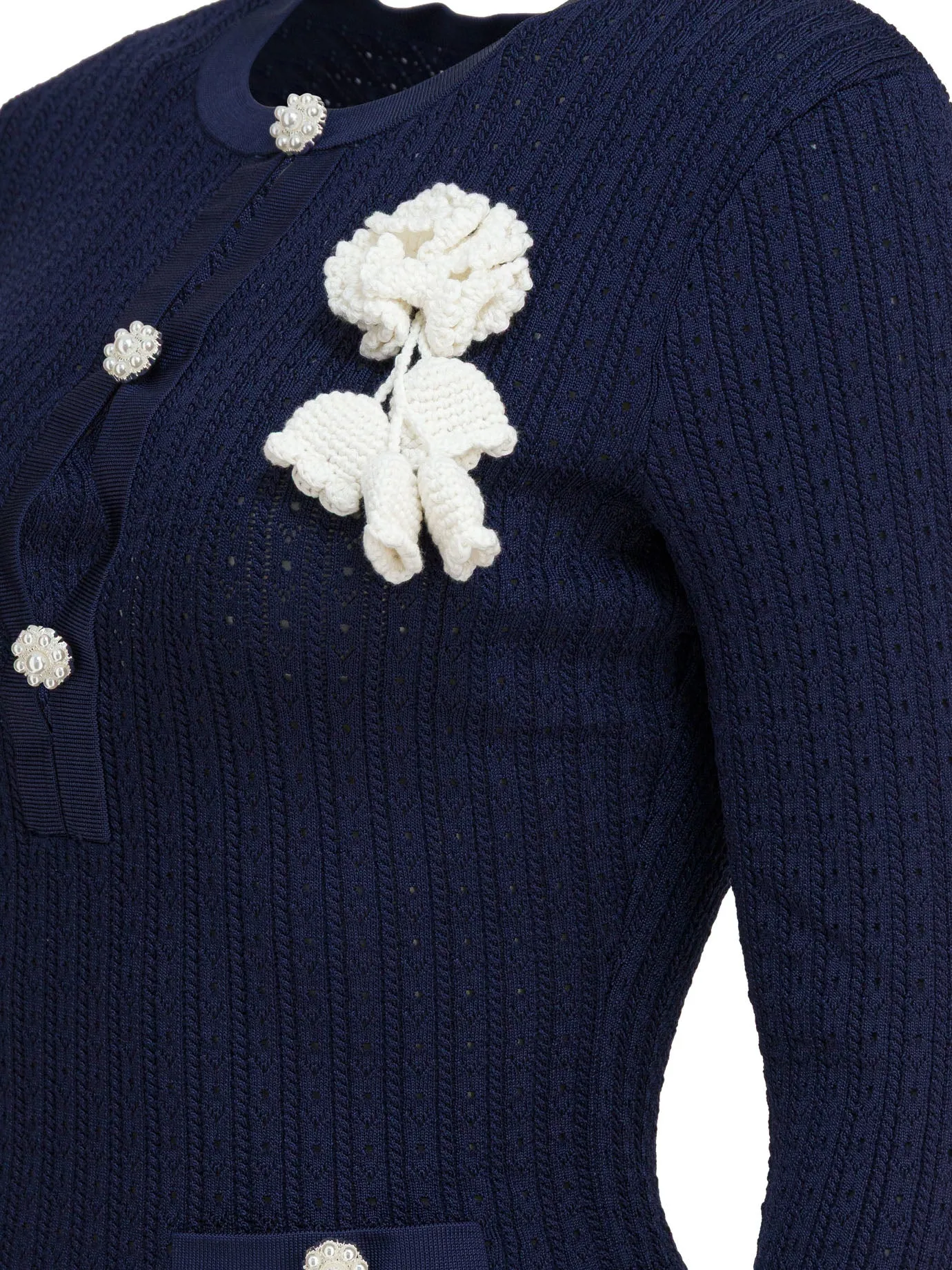 BLUE POLYESTER DRESS sold by Lord & Taylor product image thumbnail 4