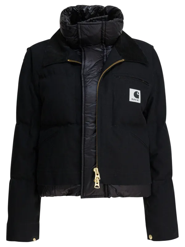 BLACK NYLON PADDED JACKET sold by Lord & Taylor