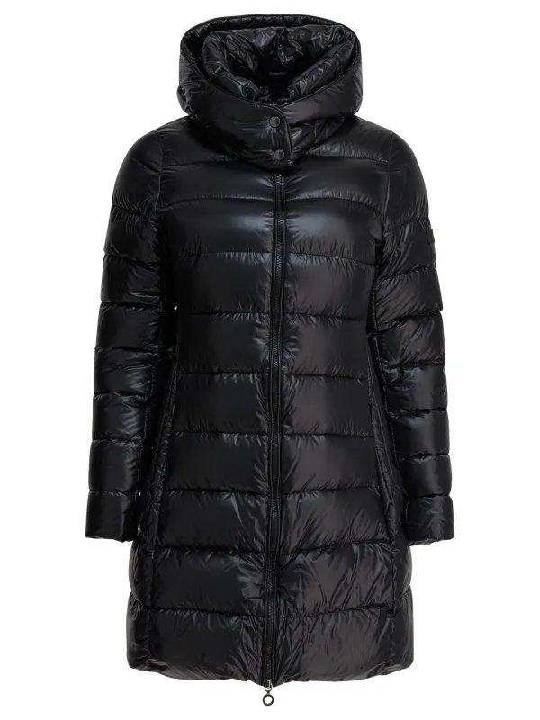 BLACK NYLON DOWN JACKET sold by Lord & Taylor