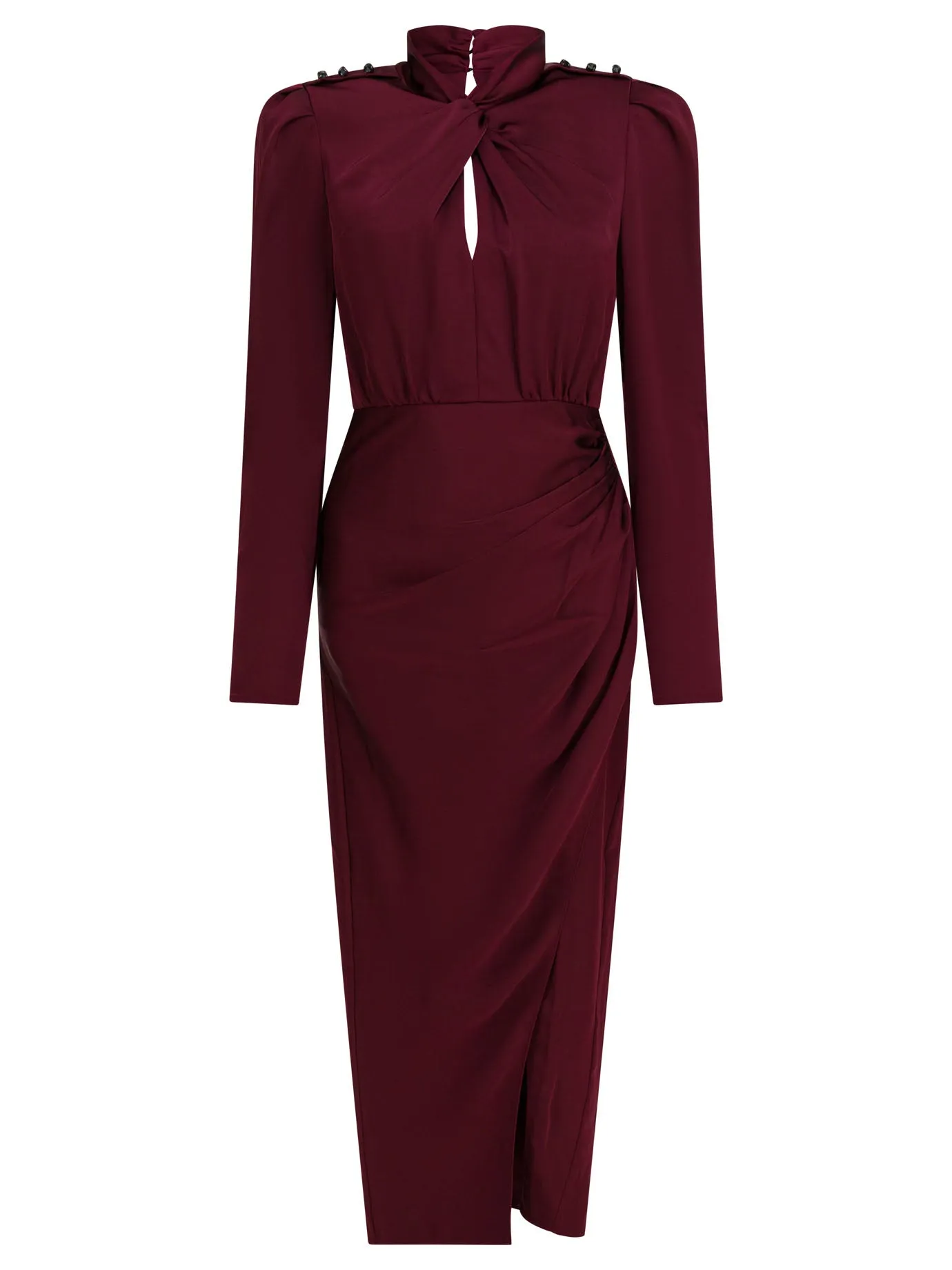RED PURPLE POLYESTER DRESS sold by Lord & Taylor