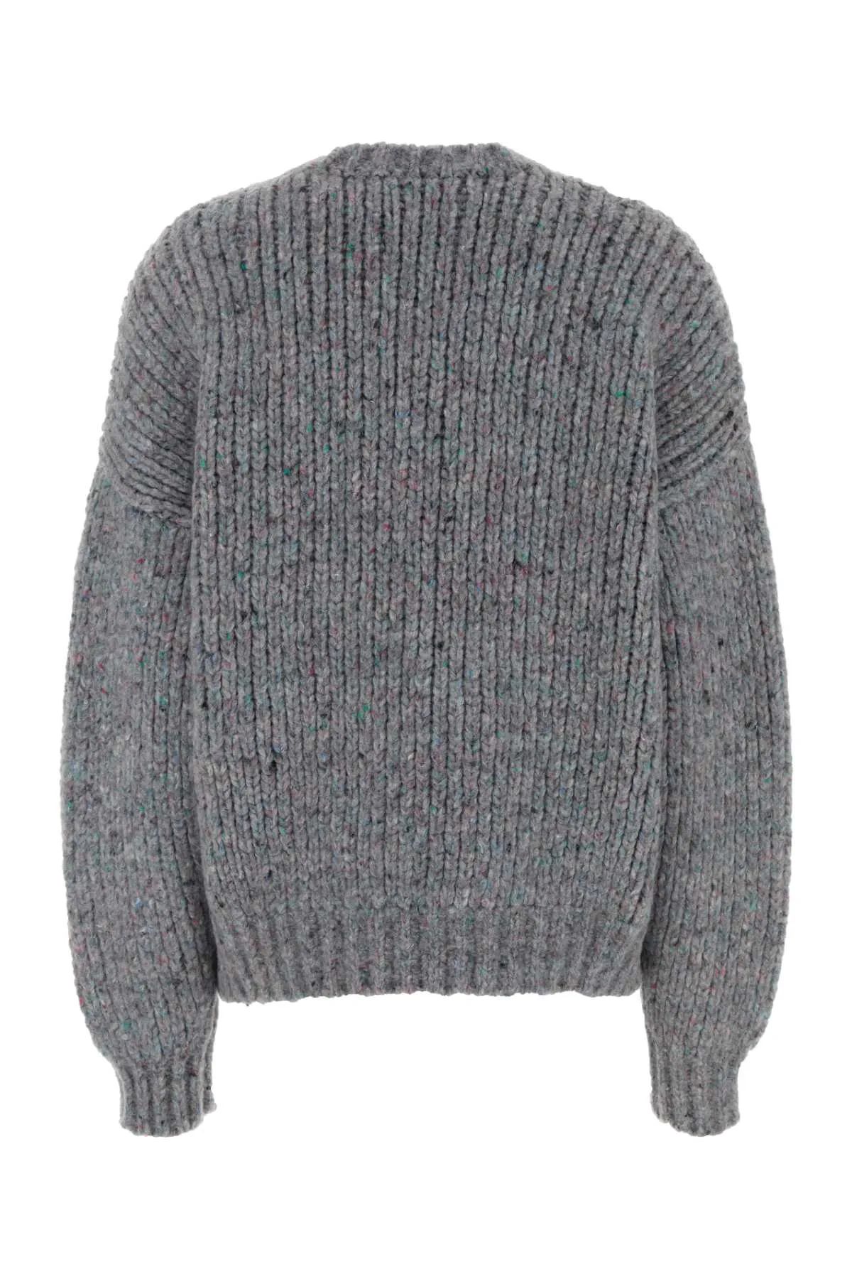 MELANGE GREY WOOL BLEND OVERSIZE SWEATER sold by Lord & Taylor product image thumbnail 2