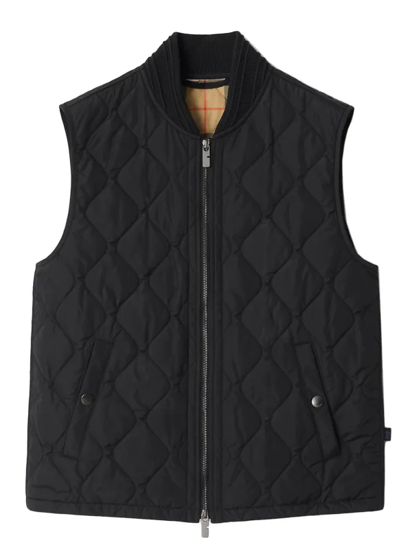 BLACK POLYAMIDE GILET sold by Lord & Taylor
