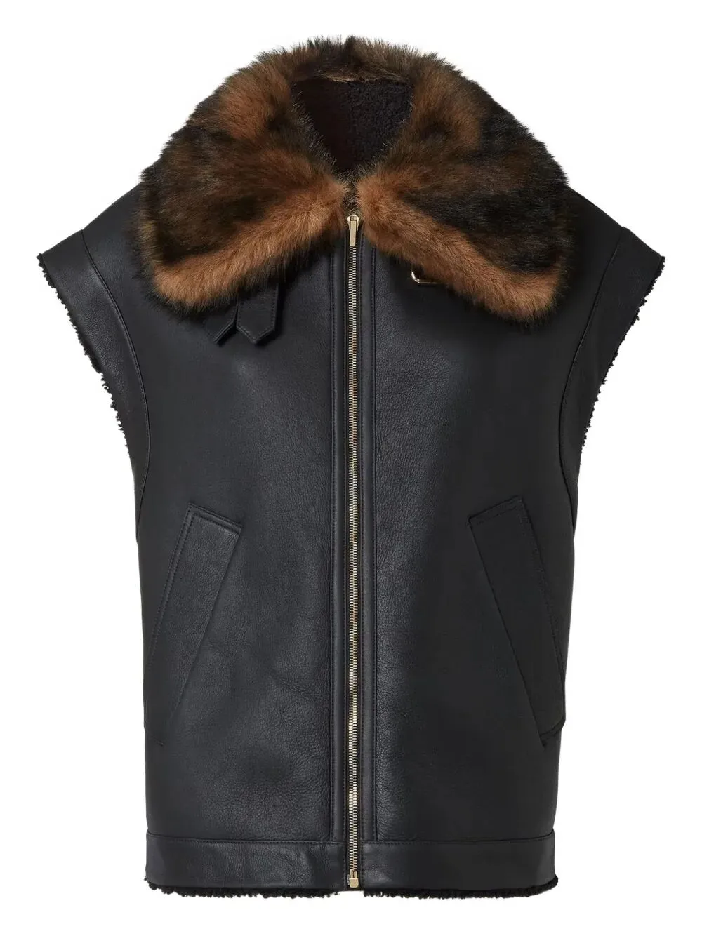 NAPPA SHEARLING GILET sold by Lord & Taylor