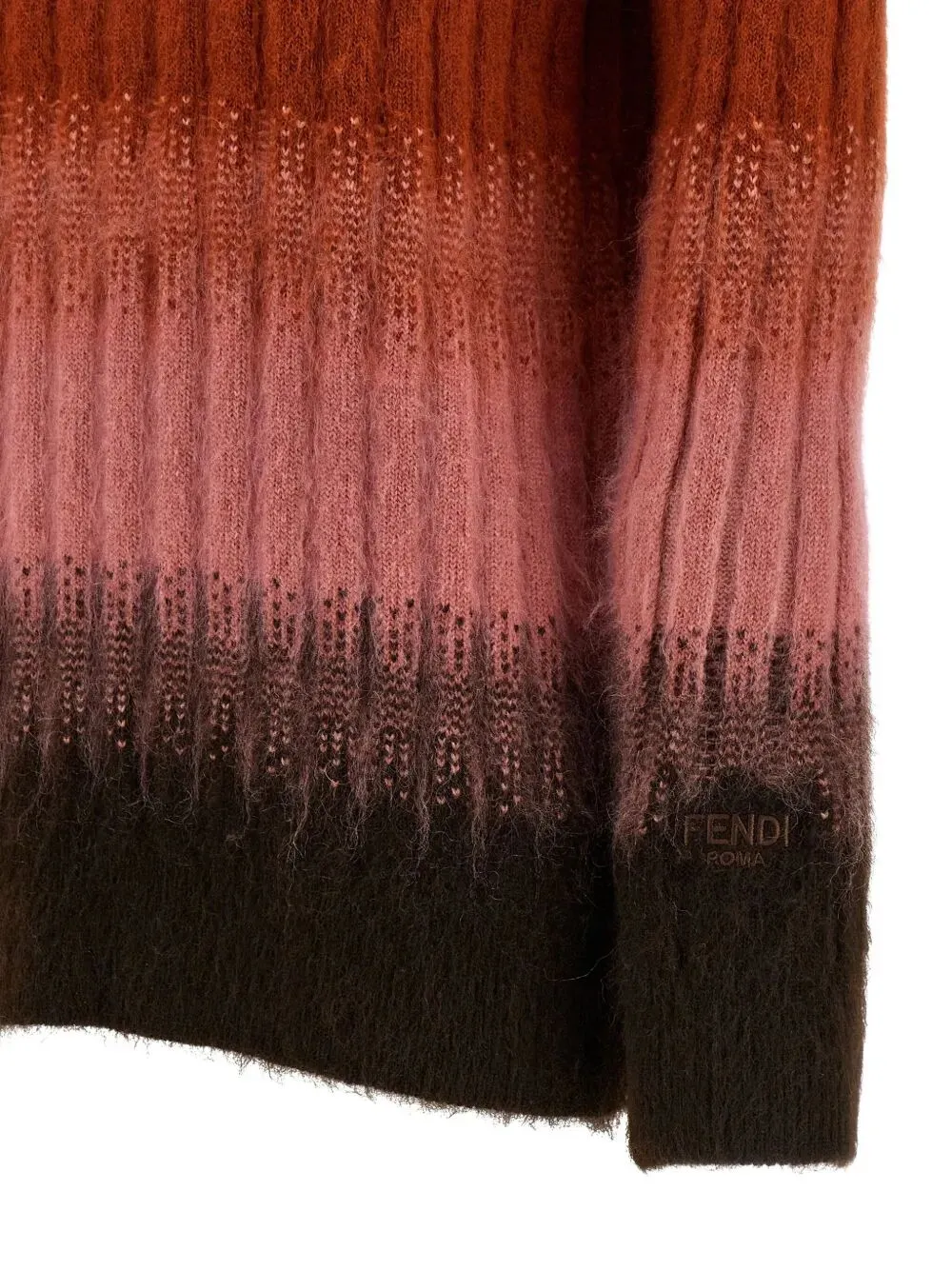 GRADIENT MOHAIR AND WOOL FITTED JUMPER sold by Lord & Taylor product image thumbnail 3