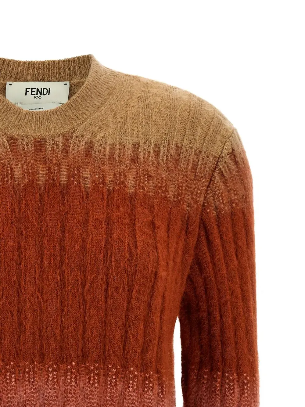 GRADIENT MOHAIR AND WOOL FITTED JUMPER sold by Lord & Taylor product image thumbnail 4