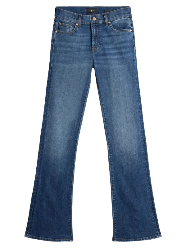 MID WAIST BOOTCUT JEANS IN SLIM ILLUSION DENIM sold by Lord & Taylor