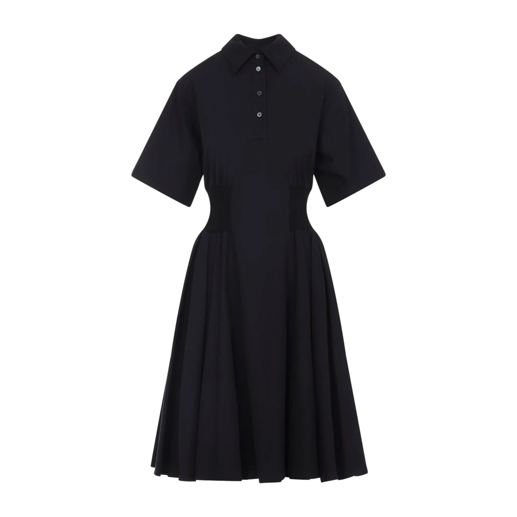 BLACK COTTON SHORT SLEEVE DRESS sold by Lord & Taylor product image thumbnail 2