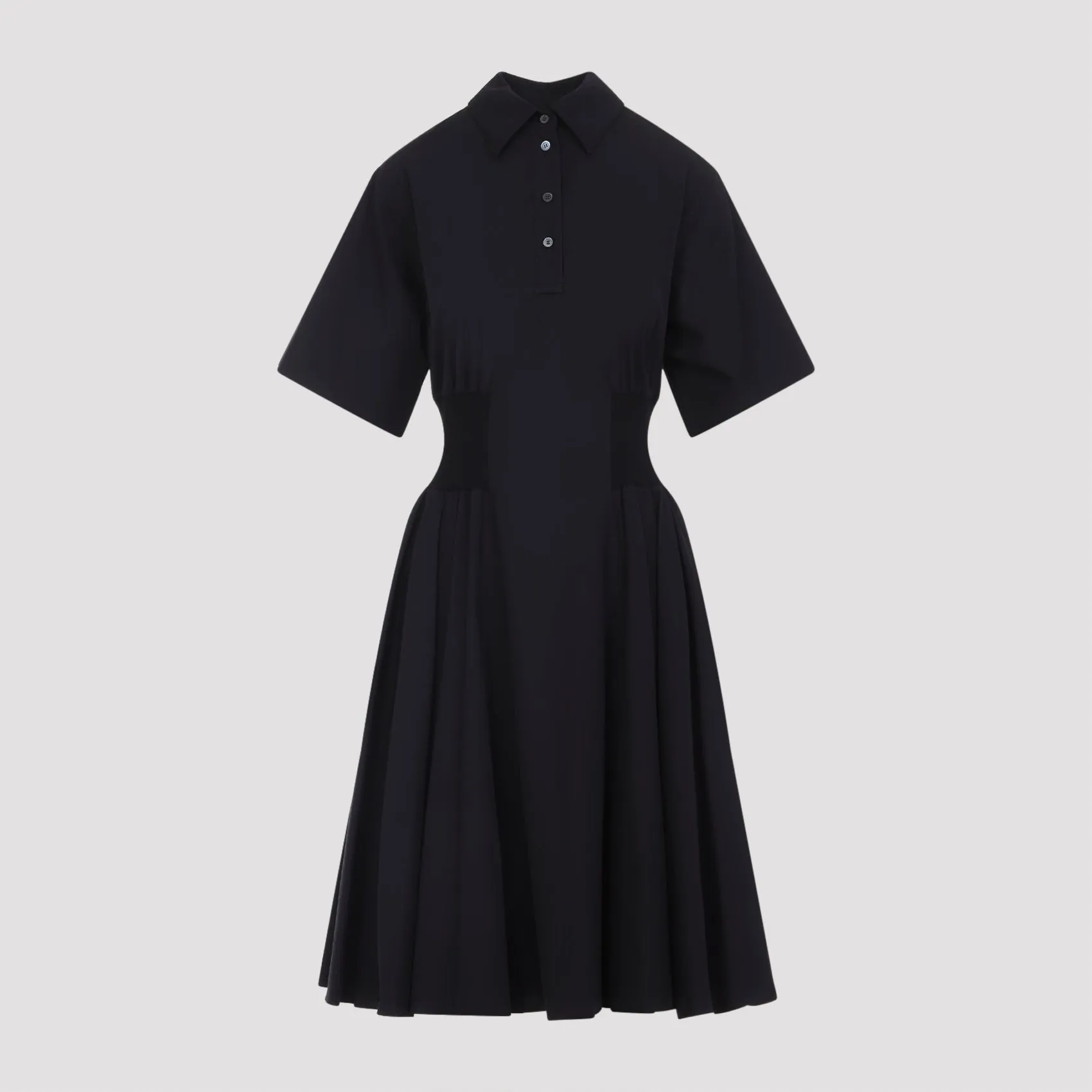 BLACK COTTON SHORT SLEEVE DRESS sold by Lord & Taylor product image thumbnail 3
