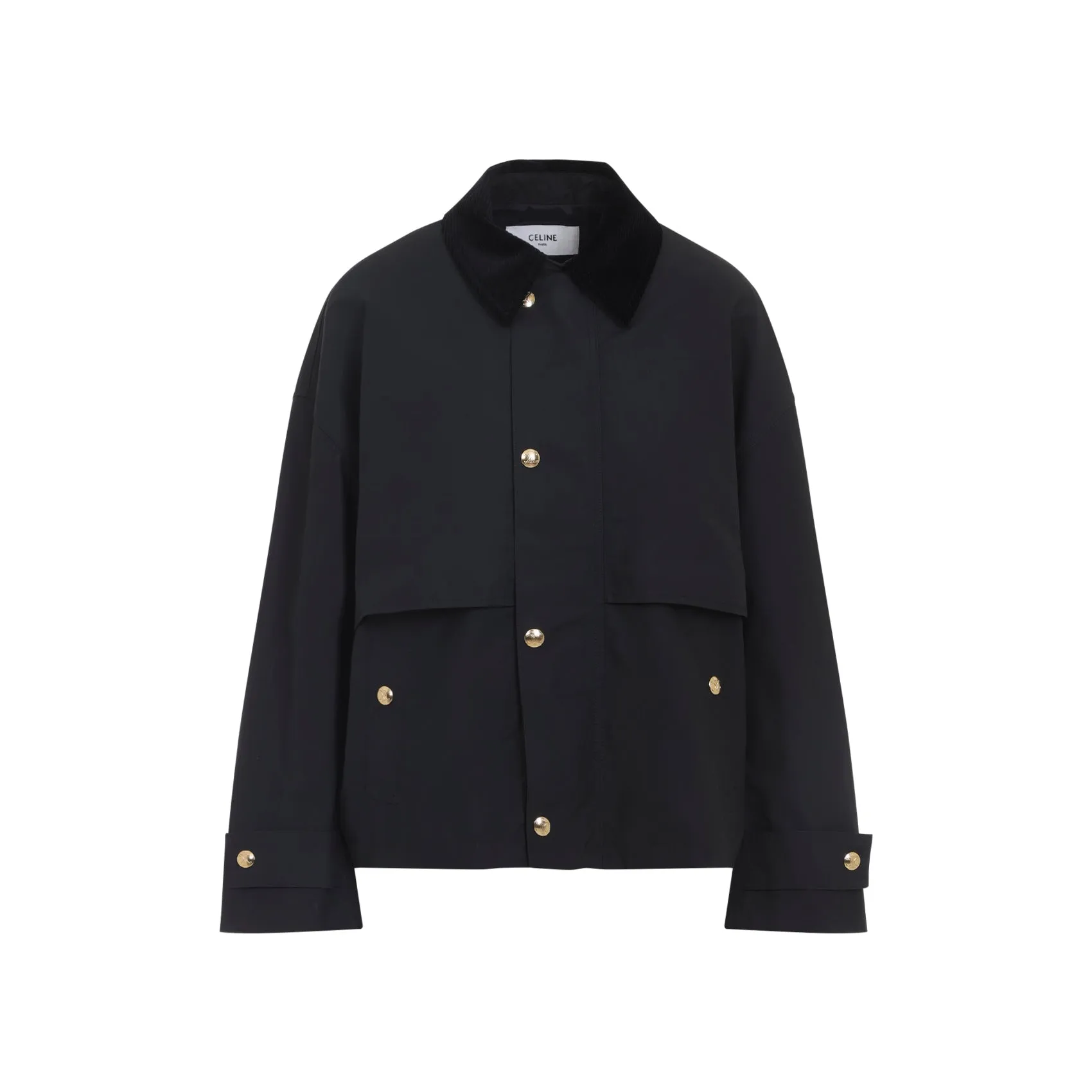 BLACK COTTON JACKET sold by Lord & Taylor product image thumbnail 2