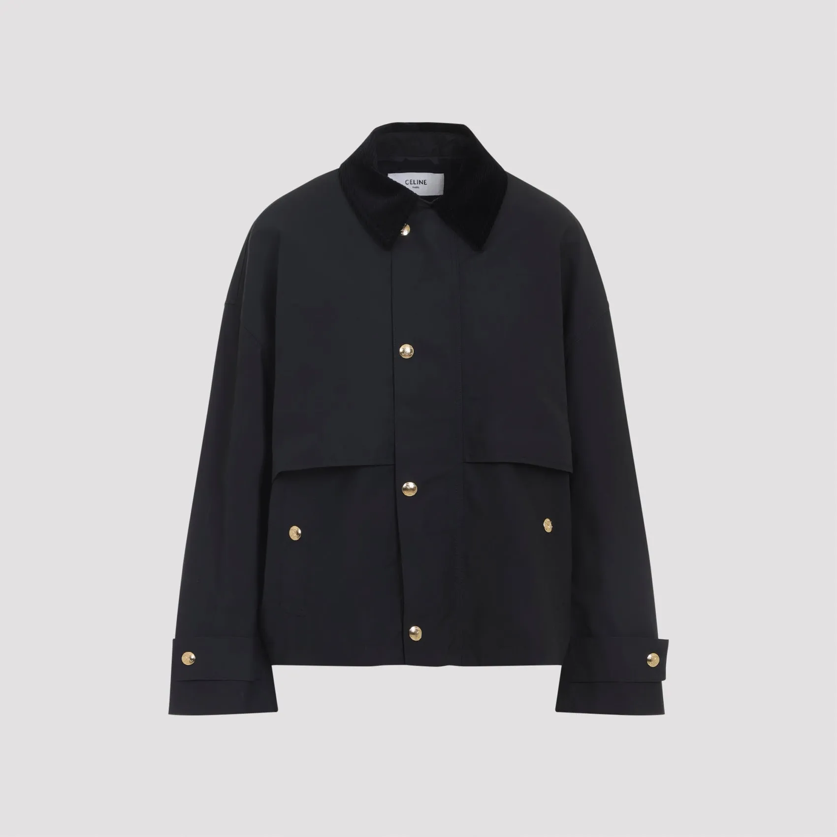 BLACK COTTON JACKET sold by Lord & Taylor product image thumbnail 3