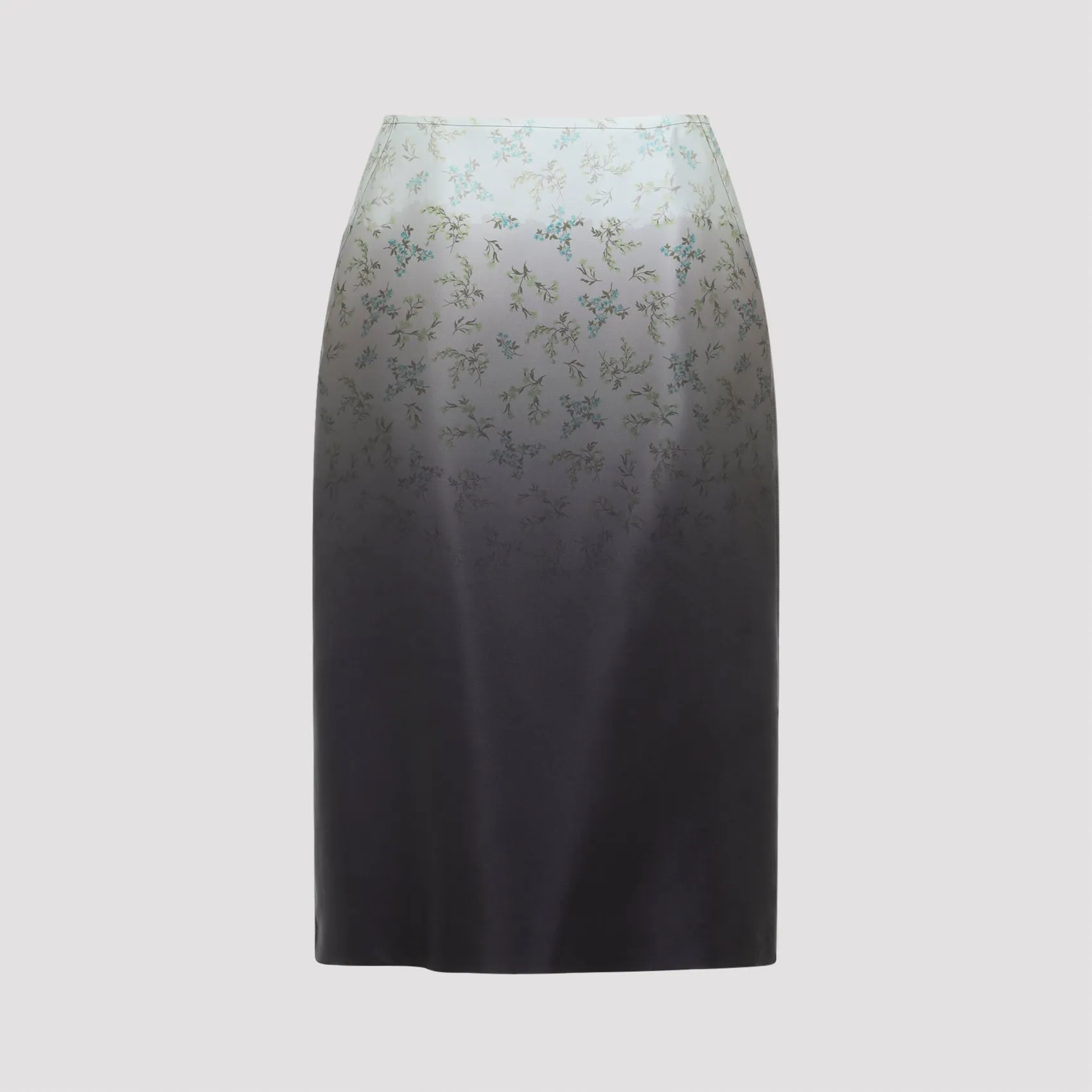 GREEN SILK MIDI SKIRT sold by Lord & Taylor product image thumbnail 3