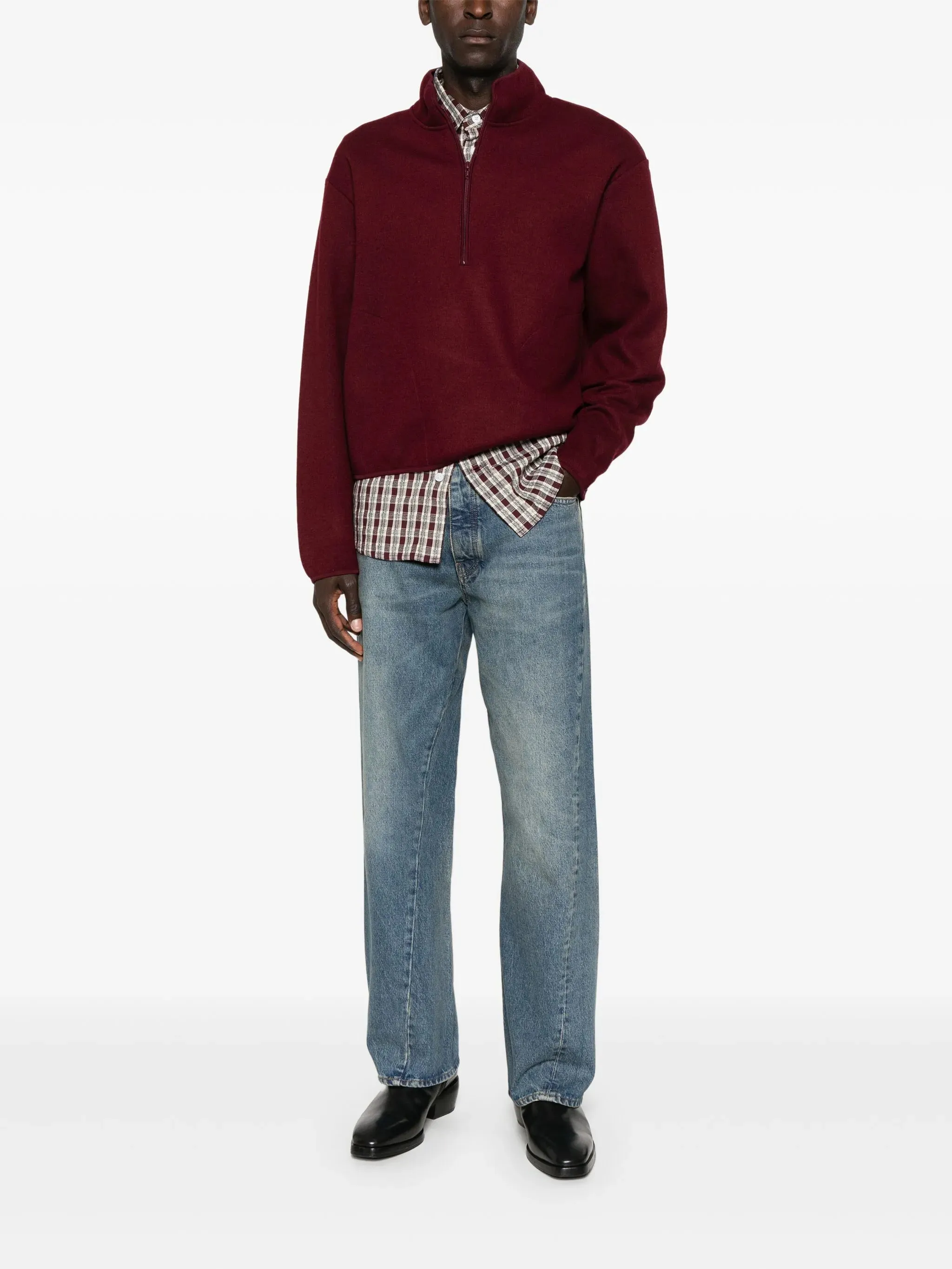 WOOL HALF ZIP sold by Lord & Taylor product image thumbnail 2