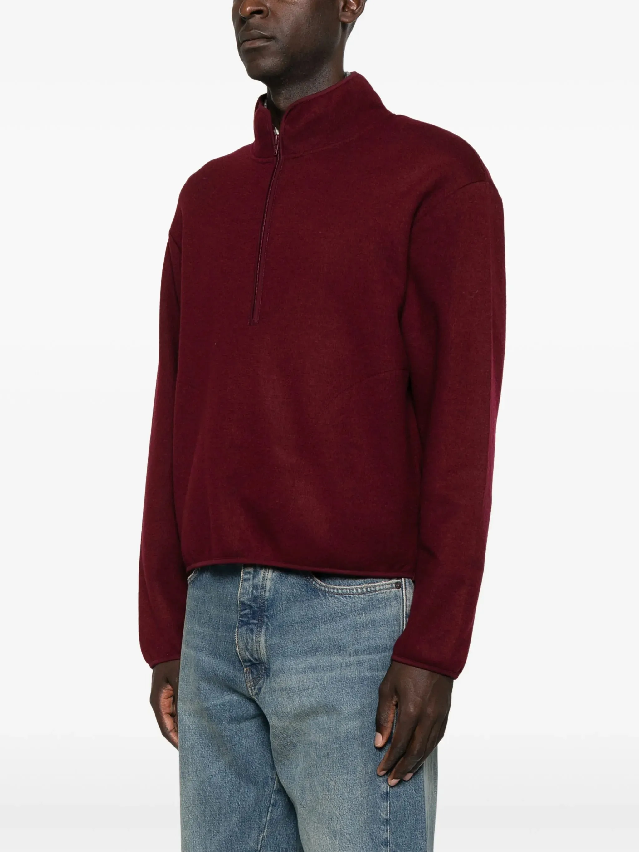 WOOL HALF ZIP sold by Lord & Taylor product image thumbnail 3