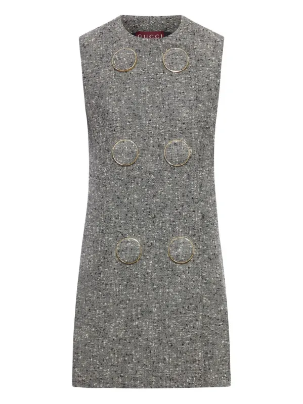 SEEDED WOOL DRESS sold by Lord & Taylor