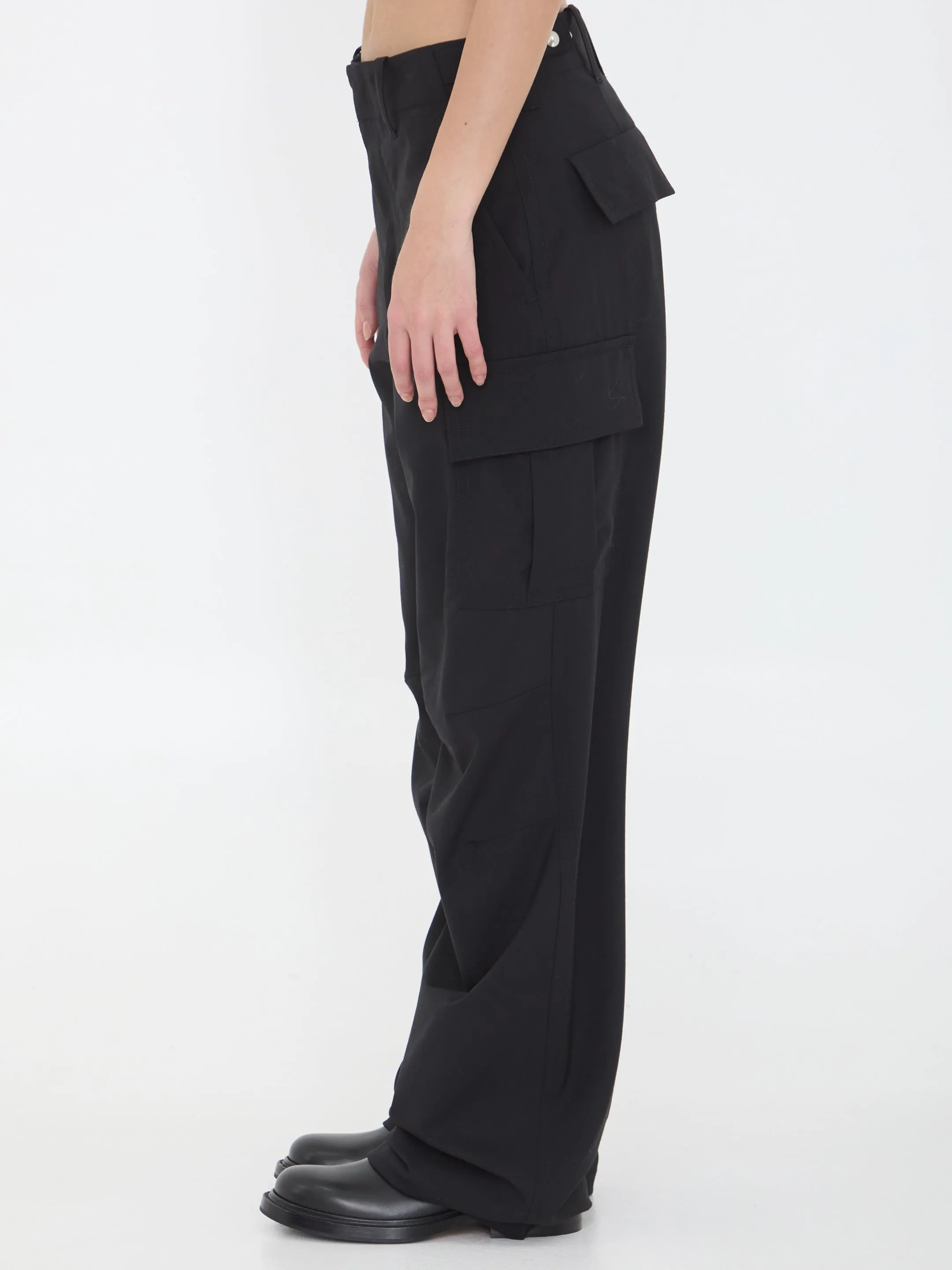 CARGO TROUSERS IN LIGHTWEIGHT WOO sold by Lord & Taylor product image thumbnail 3