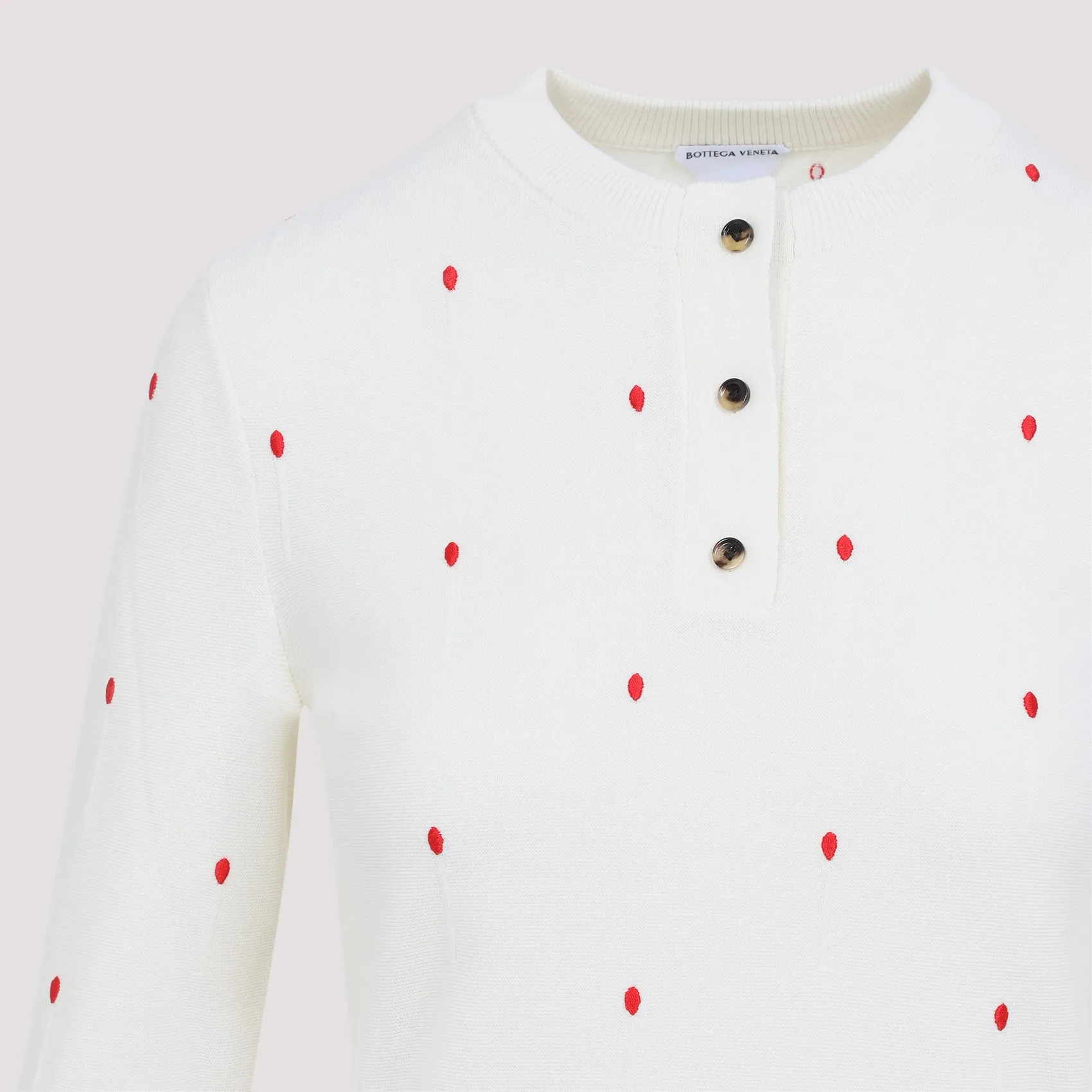 EMBROIDERED COTTON BLEND SWEATER sold by Lord & Taylor product image thumbnail 4