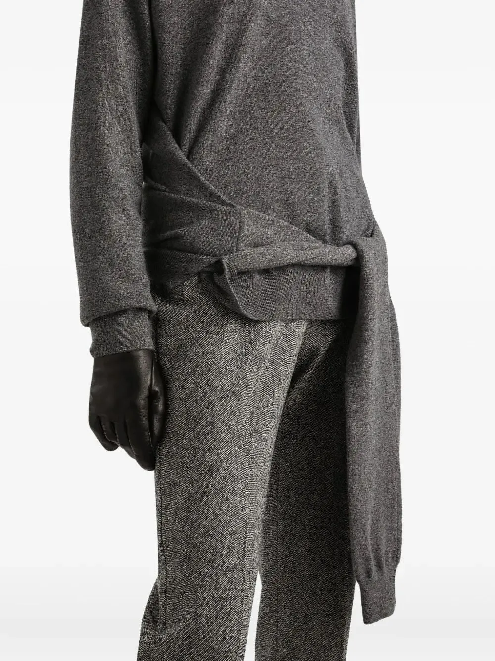 DARK GREY CASHMERE SWEATER sold by Lord & Taylor product image thumbnail 5