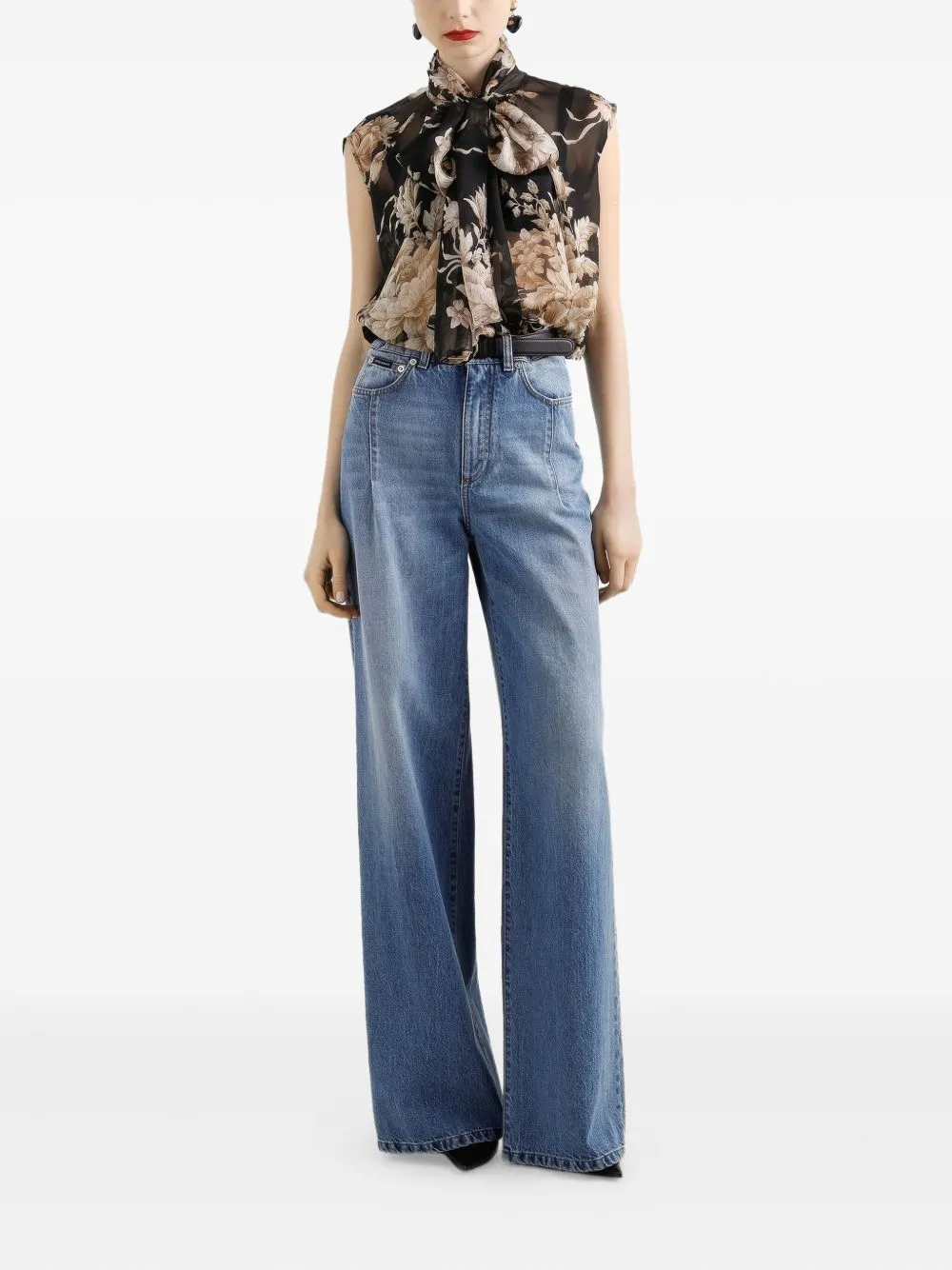 PRINTED SILK BLOUSE sold by Lord & Taylor product image thumbnail 4