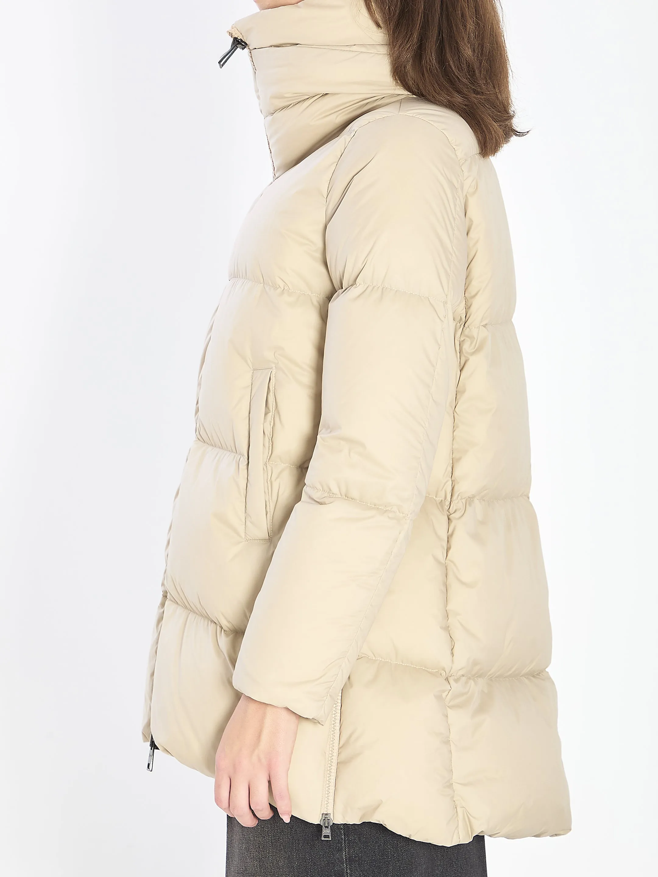 BEIGE NYLON DOWN JACKET sold by Lord & Taylor product image thumbnail 3