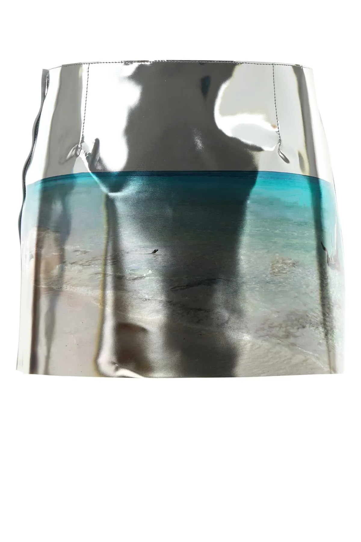 PRINTED LEATHER MINI SKIRT sold by Lord & Taylor product image thumbnail 2