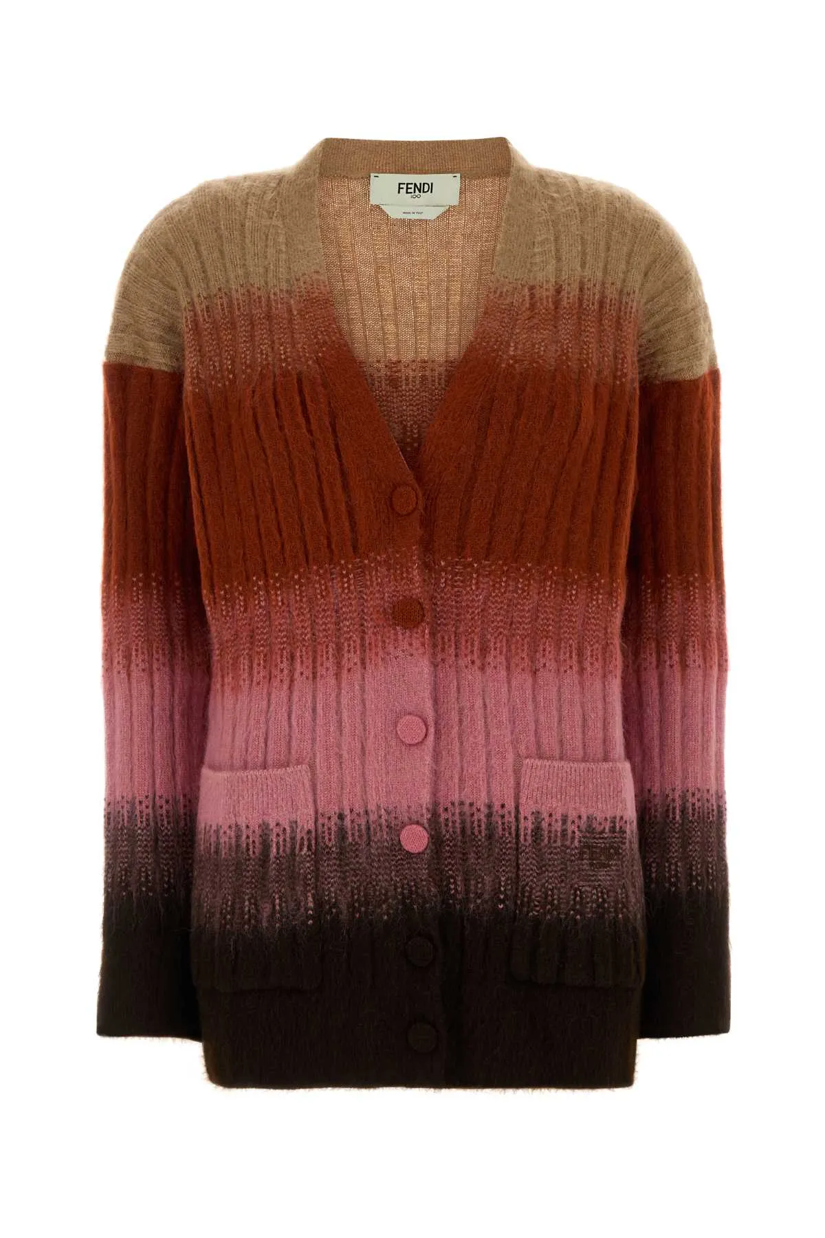 MULTICOLOR STRETCH MOHAIR BLEND CARDIGAN sold by Lord & Taylor