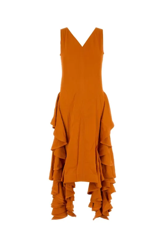 ORANGE STRETCH VISCOSE DRESS sold by Lord & Taylor
