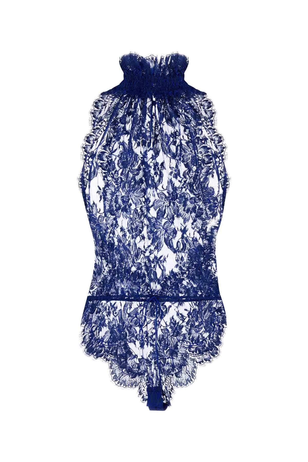 BLUE LACE BODYSUIT sold by Lord & Taylor