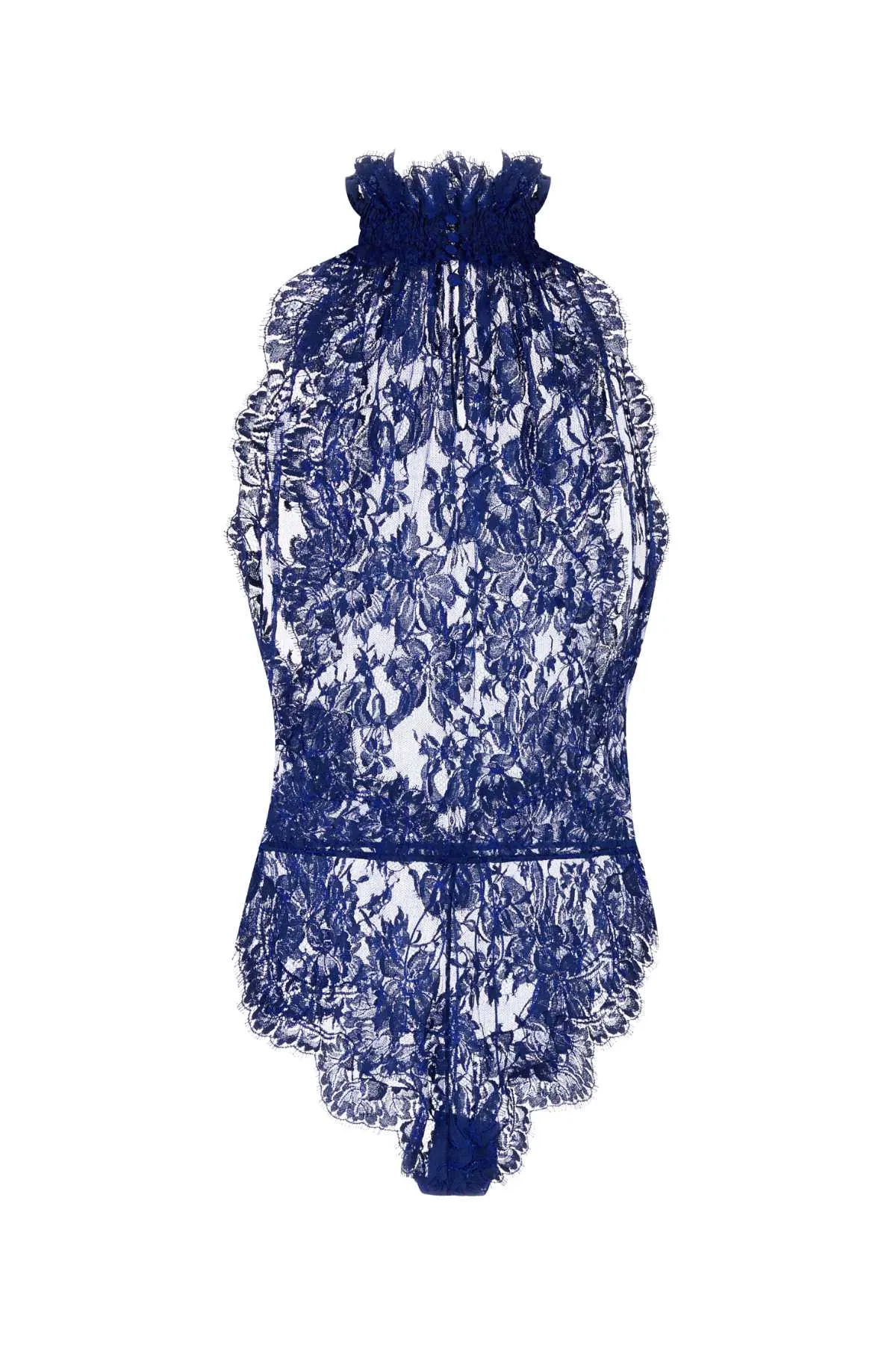 BLUE LACE BODYSUIT sold by Lord & Taylor product image thumbnail 2