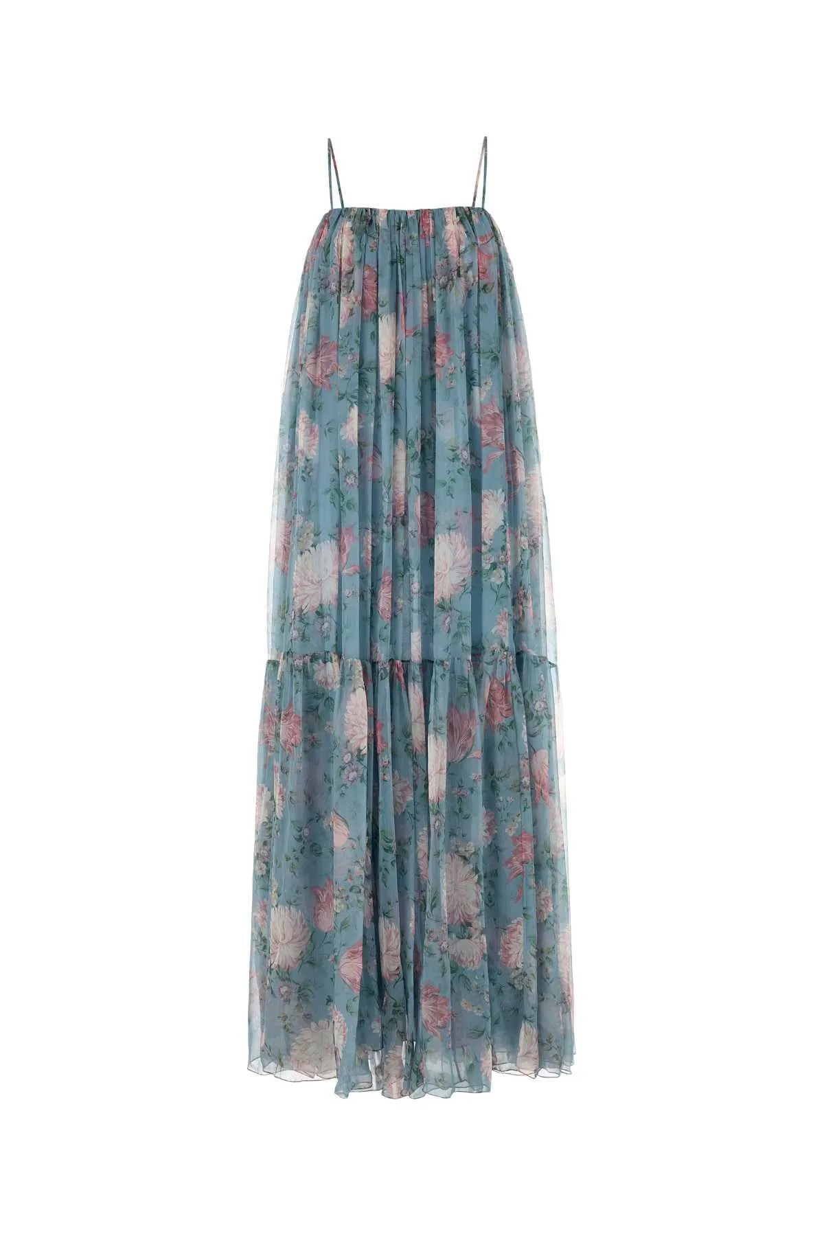 PRINTED MUSLIN LONG DRESS sold by Lord & Taylor