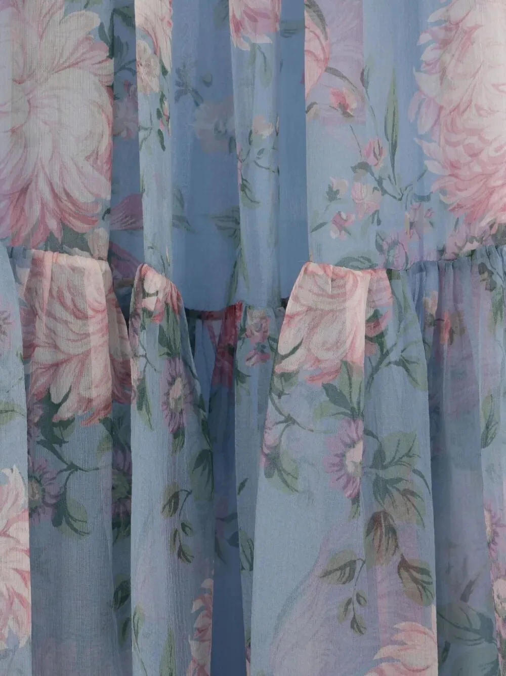 PRINTED MUSLIN LONG DRESS sold by Lord & Taylor product image thumbnail 3