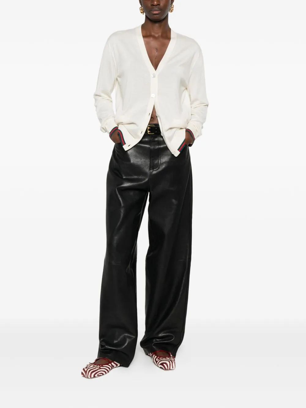 CASHMERE AND SILK VLEND CARDIGAN sold by Lord & Taylor product image thumbnail 4