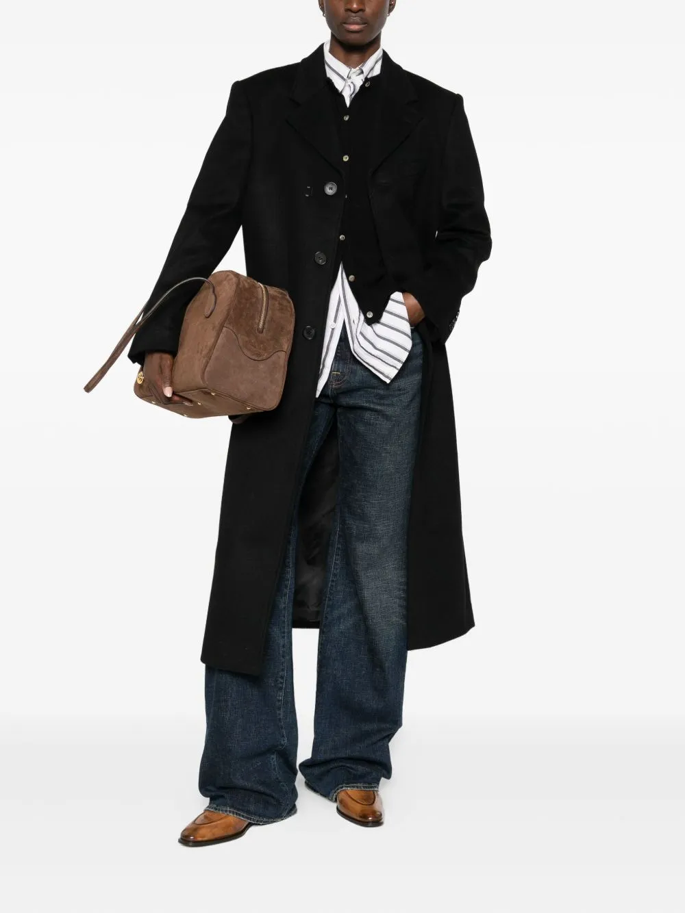 WOOL SINGLE-BREASTED COAT sold by Lord & Taylor product image thumbnail 4