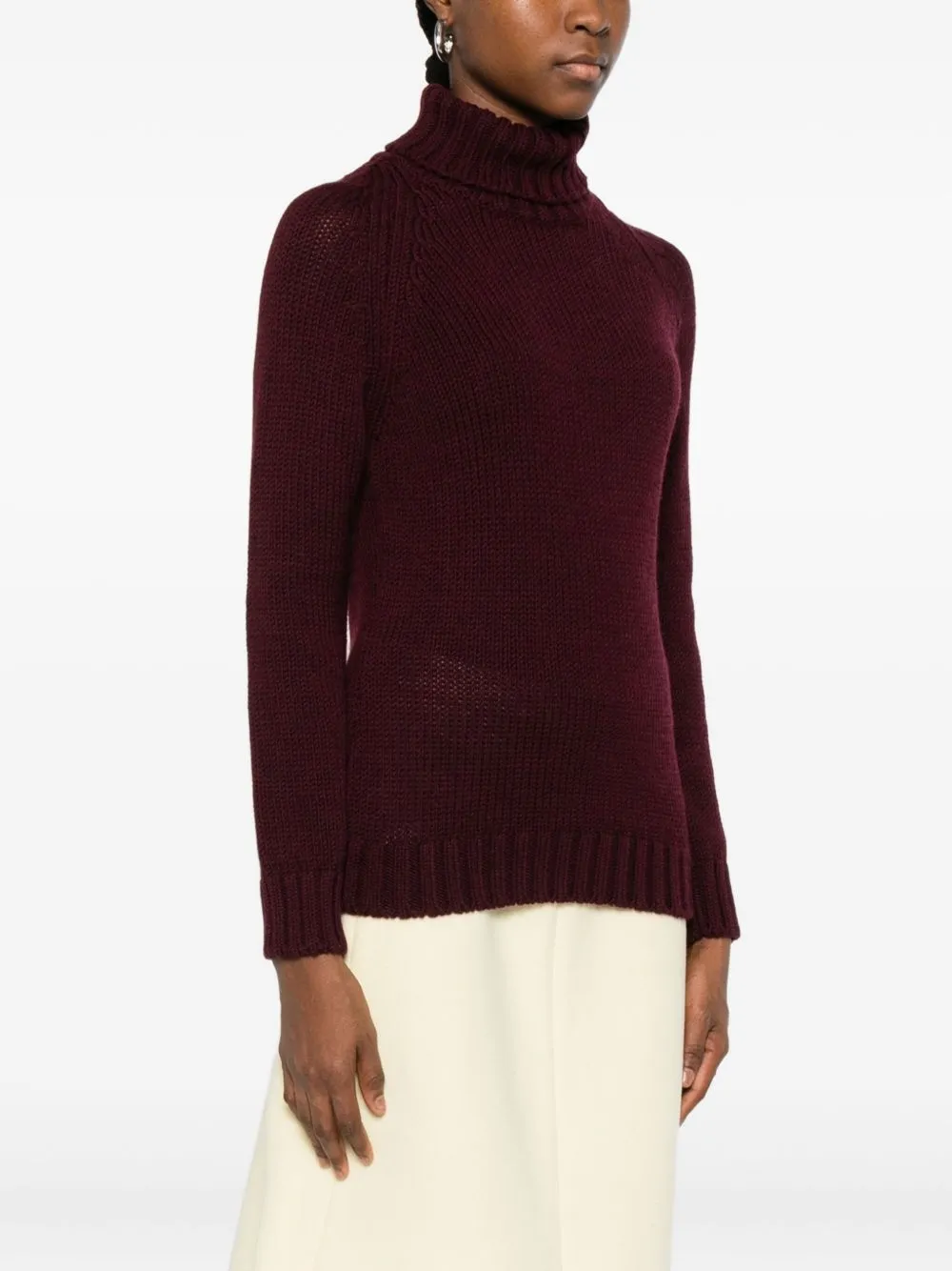 WOOL TURTLE-NECK JUMPER sold by Lord & Taylor product image thumbnail 4