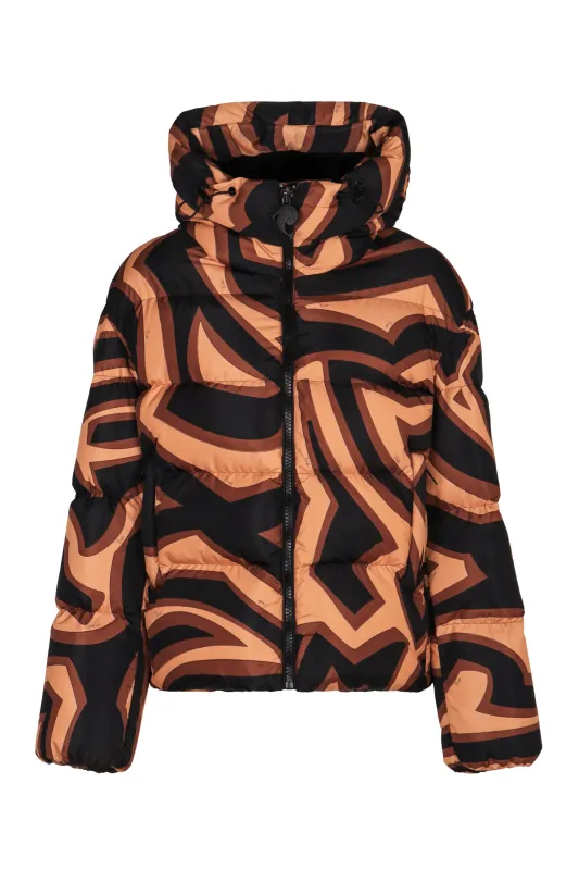 HOODED PATTERNED JACKET sold by Lord & Taylor