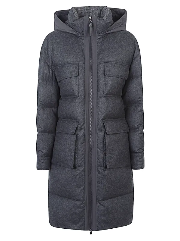 WOOL LONG DOWN JACKET sold by Lord & Taylor