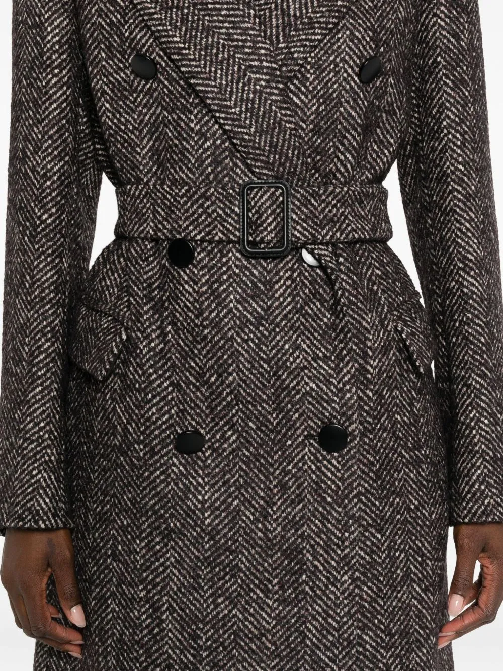 WOOL BLEND DOUBLE-BREASTED COAT sold by Lord & Taylor product image thumbnail 4